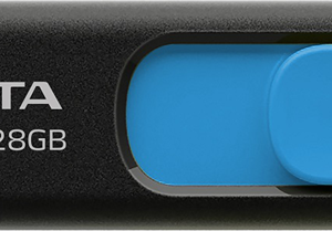 ADATA UV128 Dashdrive Retractable USB 3.0 128GB Blue/Black Flash Drive