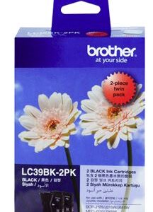 Brother LC39BK2PK Black Ink Cartridge Twin Pack