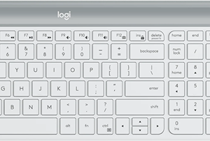 Logitech MK470 Slim W/L Desktop Kit - White