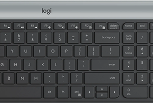 Logitech MK470 Slim Wireless Desktop Kit Black