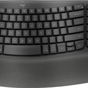 Logitech Wave Keys Wireless Ergo Keyboard - Black