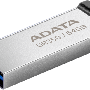 ADATA UR350 USB3.2 64GB Flash Drive Nickel/Black