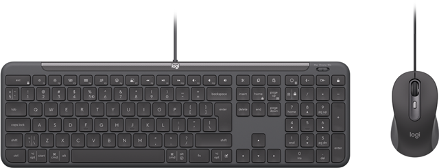 Logitech MK620 Signature Slim USB-C Wired Combo for Business