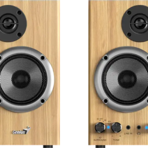 Genius SP-HF520BT Bluetooth 2-Way Wooden Speakers
