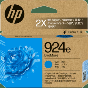 HP 924e EvoMore Cyan Original Ink Cartridge