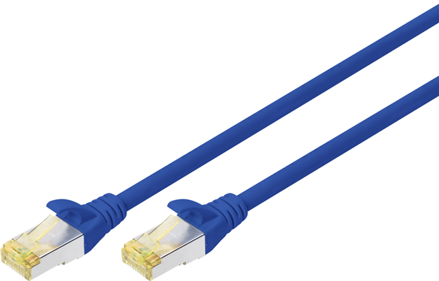 Digitus S-FTP CAT6A Patch Lead - 10M Blue