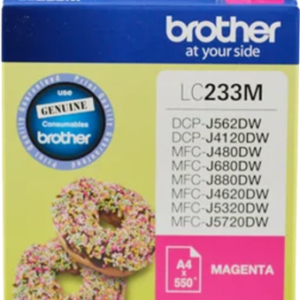 Brother LC233M Magenta Ink Cartridge