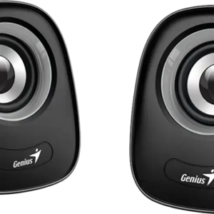 Genius SP-Q160 Black USB Powered Mini Speakers - Black/Grey