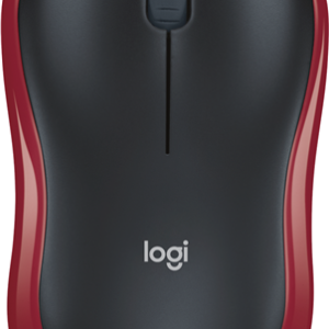 Logitech M185 USB Wireless Compact Mouse - Red