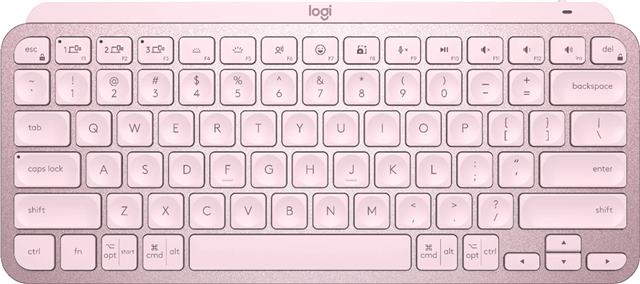 Logitech MX Keys Mini Wireless Illuminated Keyboard - Rose