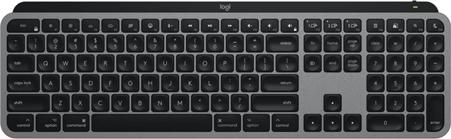 Logitech MX Keys S for Mac Advanced Wireless Keyboard - Space Grey