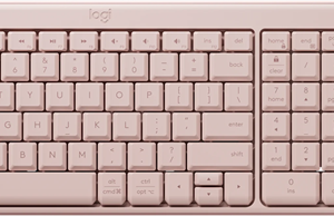 Logitech MK250 Bluetooth Wireless Keyboard and Mouse - Rose