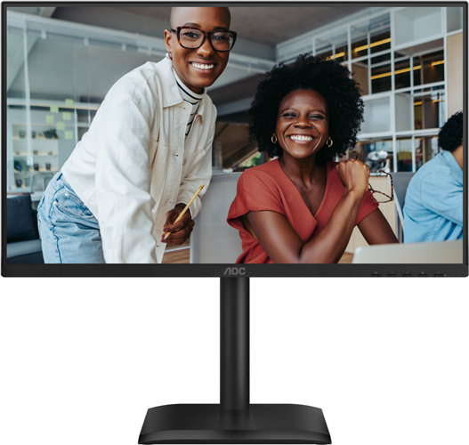 AOC 24E4UJ 24" IPS 1920x1080 VGA HDMI DP Spkrs Height Adjust 5yr wty