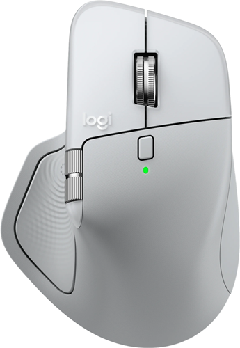 Logitech MX Master 4 Wireless Mouse for MAC- Silver White