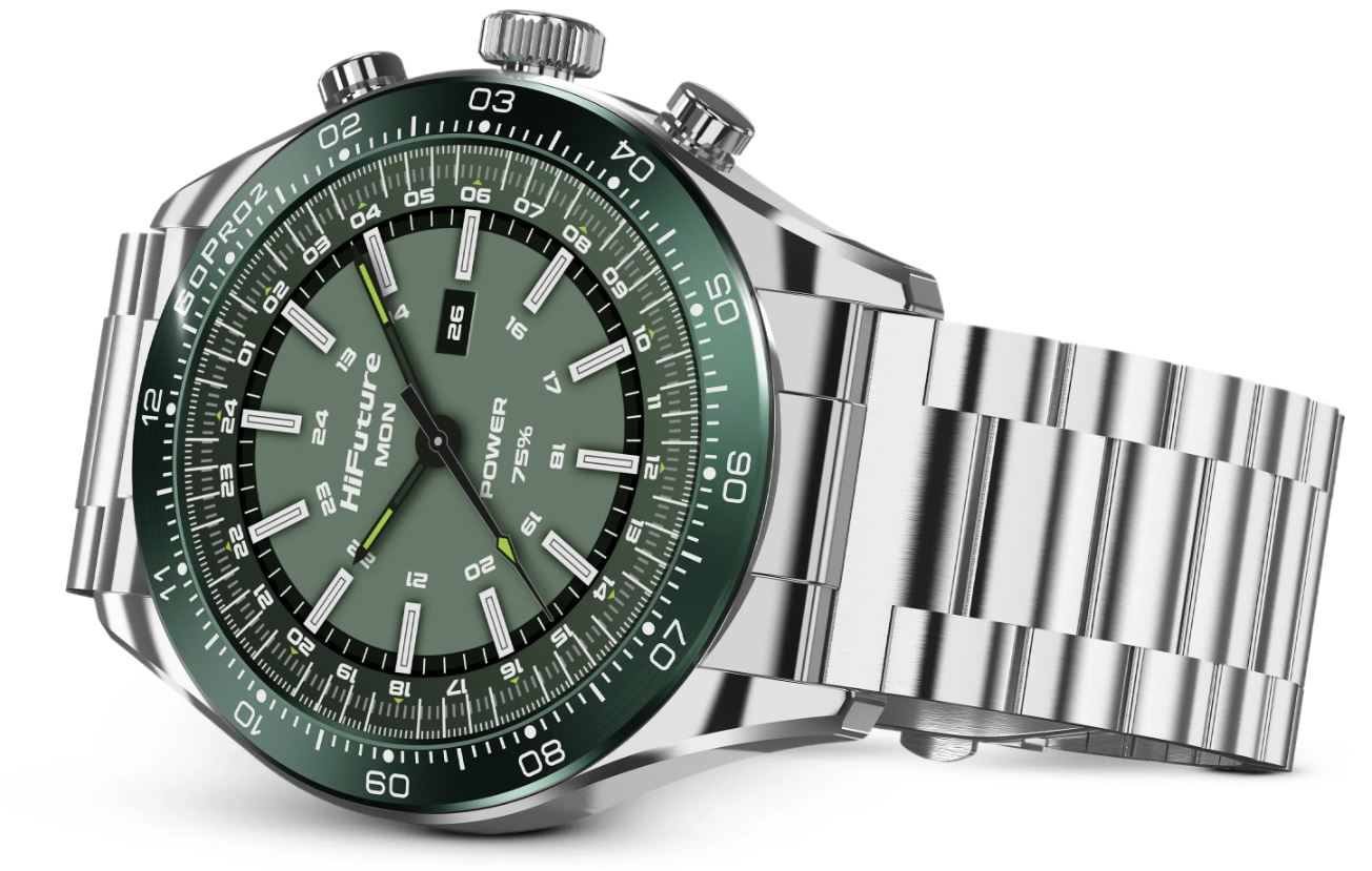 HiFuture GO PRO2 Smartwatch Silver Green
