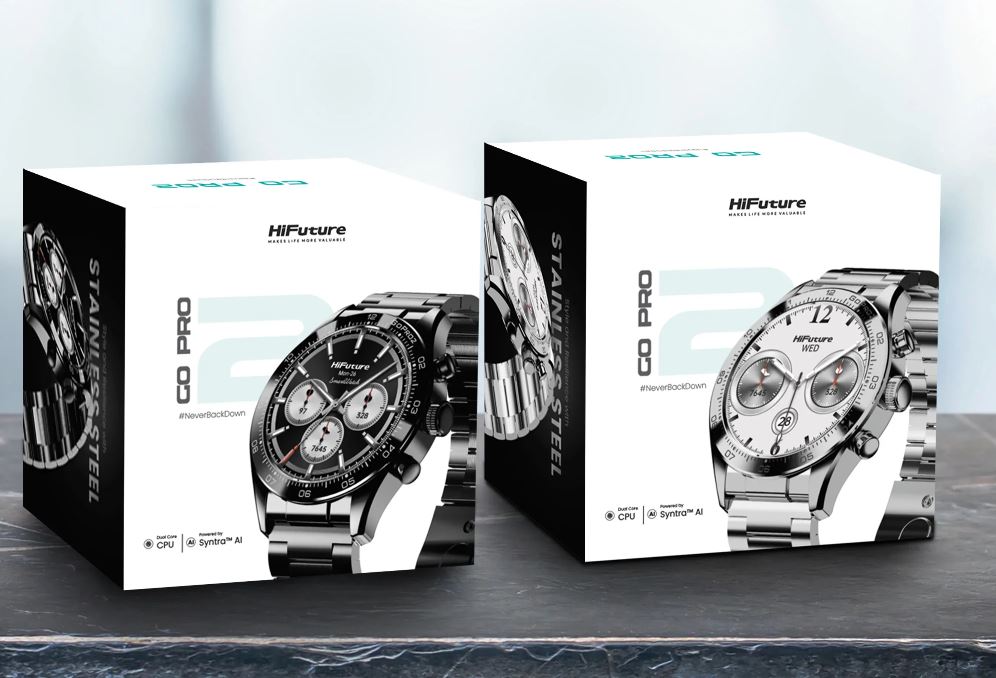 HiFuture GO PRO2 Smartwatch Silver Green - Image 5