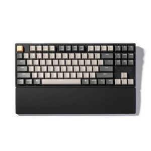 Keychron Silicone Palm Rest - To suit 96% size keyboards - 408mm Long - Black