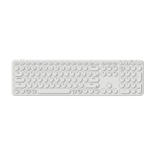 Keychron B5 Pro Ultra-Slim Wireless Keyboard - Ivory White