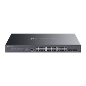 TP LINK Omada 24-Port Gigabit and 4-Port 10GE SFP+ L2+ Managed Switch with 16-Port PoE+ & 8-Port PoE++