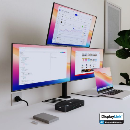 mbeat USB-C Triple 4K Display Docking Station (DisplayLink+ HDMI-ALT) - Image 3