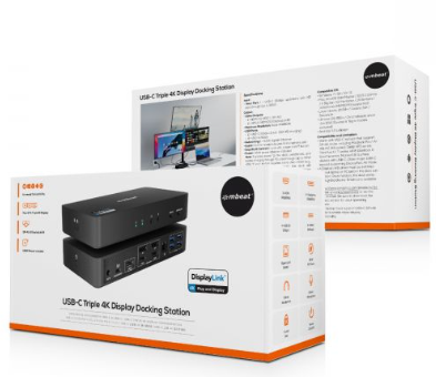 mbeat USB-C Triple 4K Display Docking Station (DisplayLink+ HDMI-ALT) - Image 8