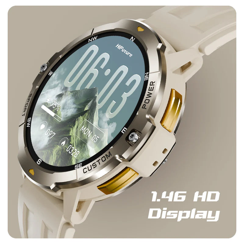 Hifuture VORTEX Sporty Smart Watch - Latte - Image 3
