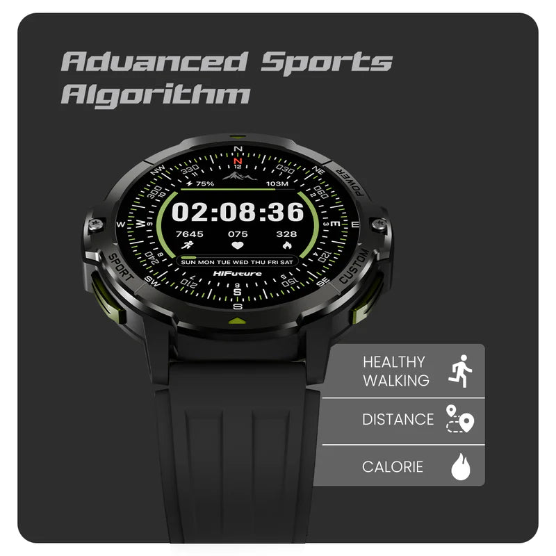 Hifuture VORTEX Sporty Smart Watch - Black - Image 2