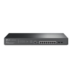 TP Link JetStream 8-Port 2.5GBASE-T and 2-Port 10GE SFP+ L2+ Managed Switch with 8-Port PoE+
