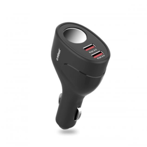 mbeat Gorilla Power Dual Port QC 3.0 Car Charger With Cigar Lighter Socket