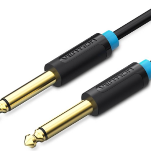 Vention 6.35mm TS Male to Male Audio Cable 2M Black