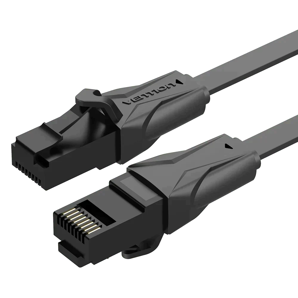 Vention Flat CAT6 UTP Patch Cord Cable 3M Black