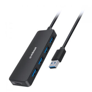 mbeat 4-Port USB 3.0 Hub with USB-C DC Port