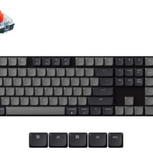 Keychron K5 QMK Wireless White Backlight Red Switch Mechanical Keyboard