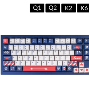 Keychron Keycap Set Love PBT Dye-Sub ANSI OEM US Q1 / Q2 / K2 / K6