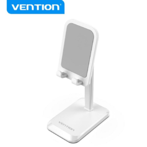 Vention Height Adjustable Desktop Cell Phone Stand White Aluminium Alloy Type