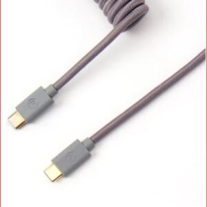 Keychron Coiled Type-C Cable Grey