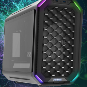 Antec Dark Cube MATX case with dual front Panel Aluminum Alloy Body