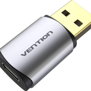 Vention USB to Type-C Sound Card Gray Metal Type