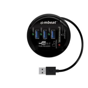 mbeat Portable USB 3.0 Hub and Card Reader