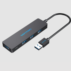Vention 4 Ports USB3.0 HUB 0.15M Black