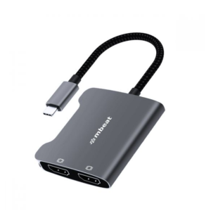 mbeat Tough Link USB-C to Dual 4K HDMI Adapter - Space Grey