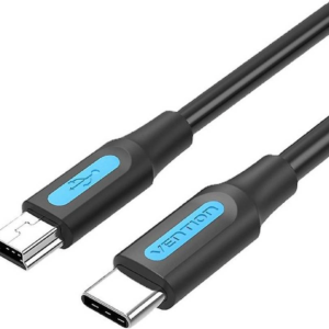 Vention USB 2.0 C Male to Mini-B Male 2A Cable 2M Black