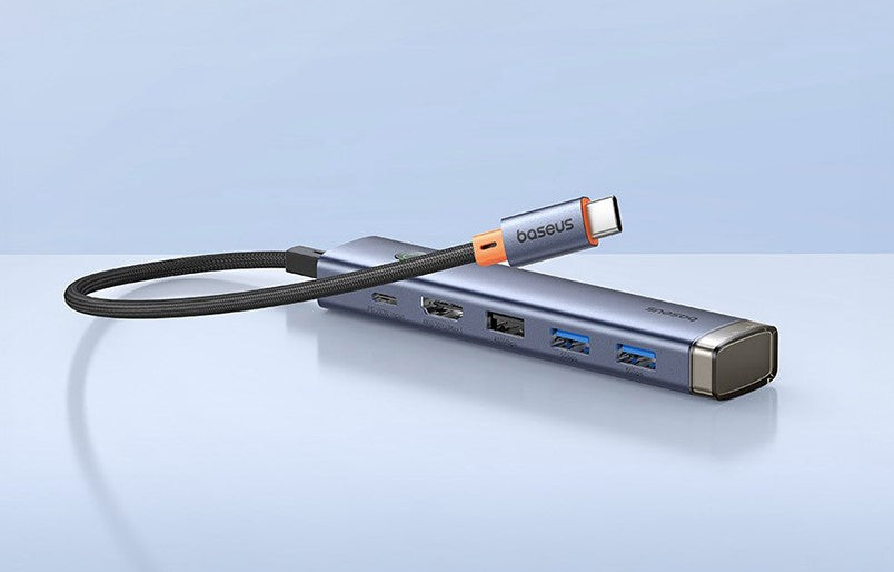 Baseus USB 6-Port Hub UltraJoy Series Type-C - HDMI, USB3.0x2, USB2.0, C3.0, PD - Image 2
