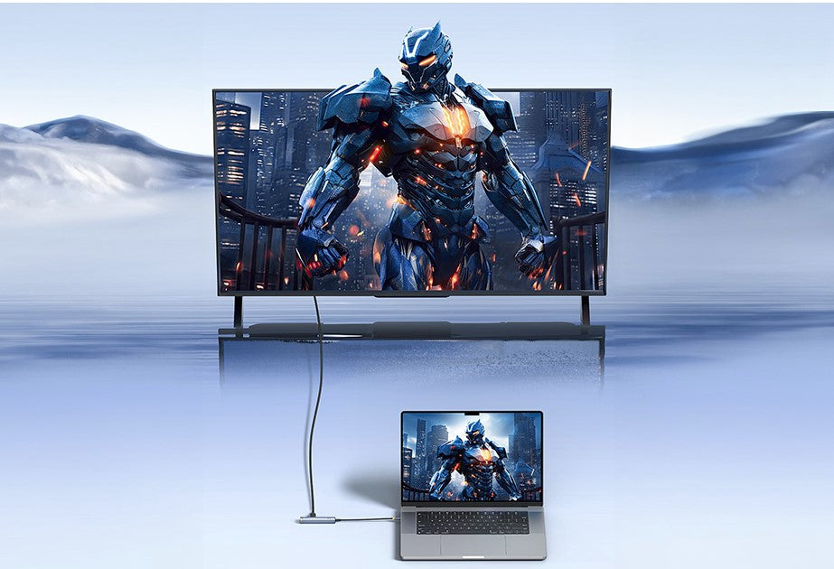 Baseus USB 6-Port Hub UltraJoy Series Type-C - HDMI, USB3.0x2, USB2.0, C3.0, PD - Image 3
