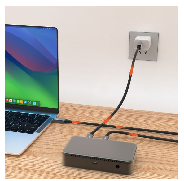 mbeat Tough Link 1m USB 4.0 USB-C Cable - Space Grey - Image 2
