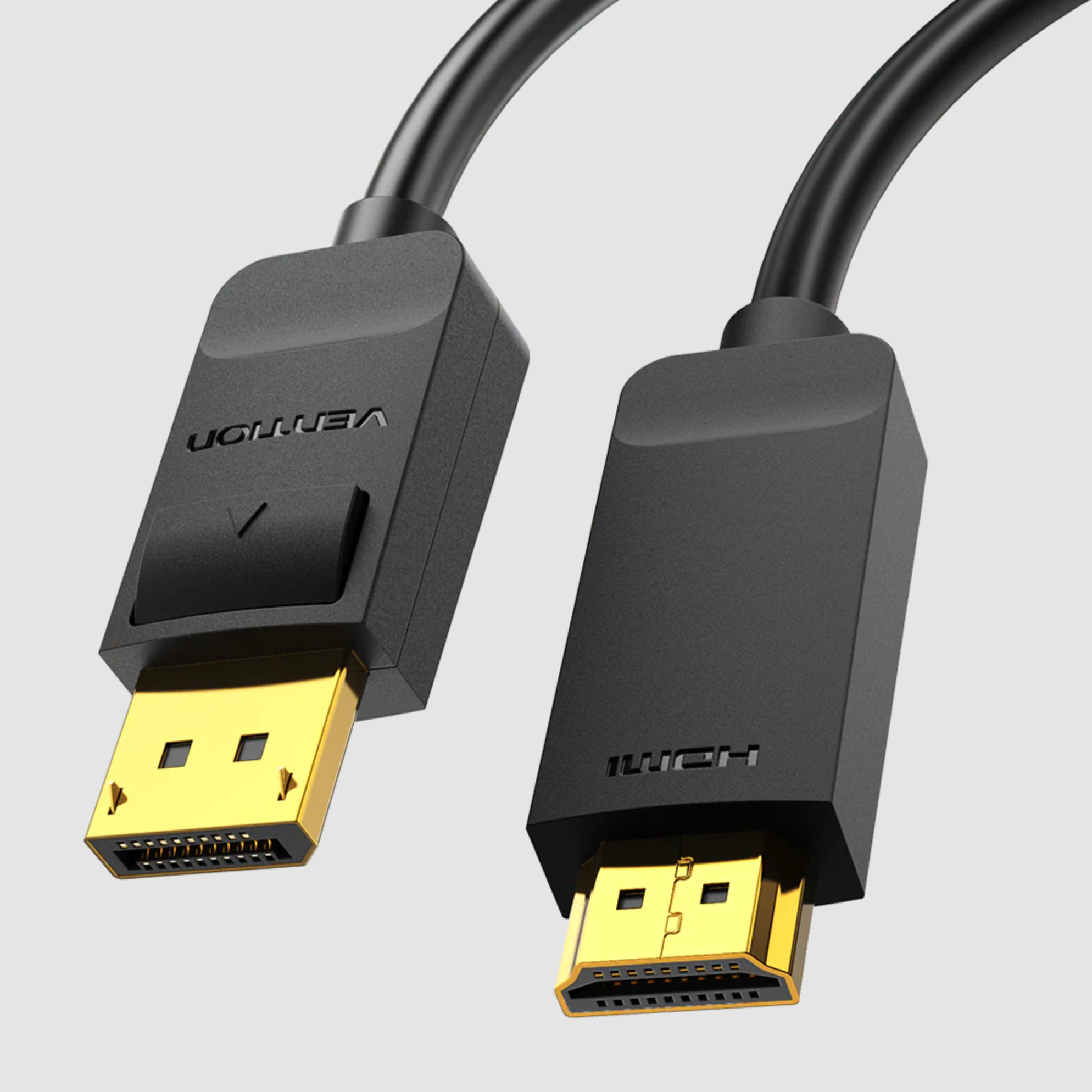 Vention 4K DisplayPort to HDMI Cable 3M Black - Image 2