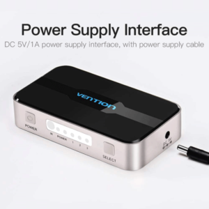 Vention 3 In 1 Out HDMI Switch Gray Metal Type