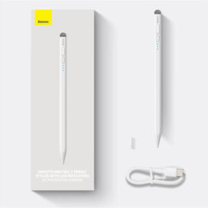 Baseus Smooth Writing 2 Series Stylus with LED Indicators, White