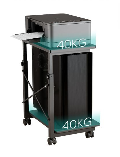 activiva Height Adjustable PC & Printer Storage Stand - Image 3