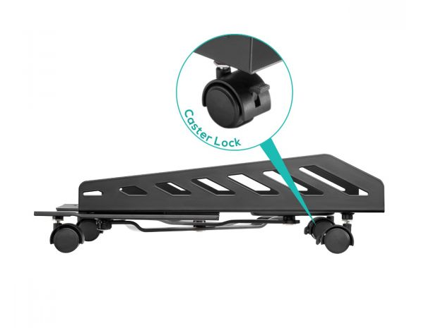 activiva Heavy-Duty PC Mobile Floor Stand with Casters - Image 4